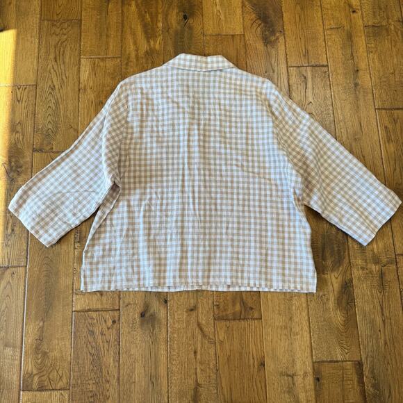 Westbound 100% Linen Button Up Shirt Womens XL with Linen Blend Capri Pants L - Picture 14 of 14